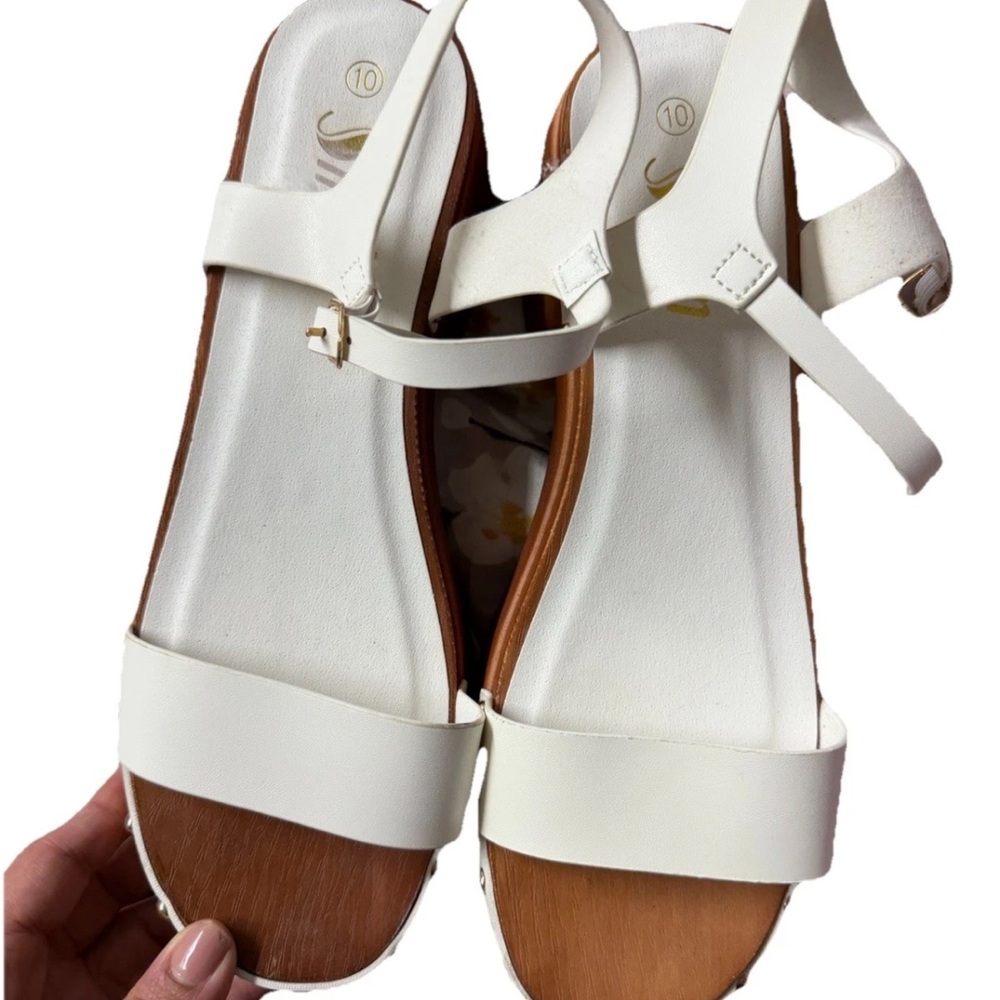 SHEIN Women's White Sandals